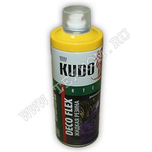 Жидкая резина KUDO желтая 520 мл.