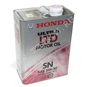 Масло моторное HONDA ULTRA LTD-SN 5W30 4л.(0822899974)