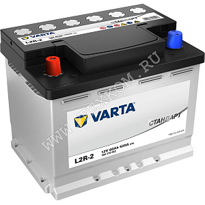 Аккумуляторная батарея VARTA Standart 6СТ 60з прям. L2R-2 242х175х190 (ETN-560 310 052)