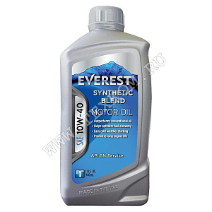 Масло моторное EVEREST SYN-BLEND 10W40 SN 1л.