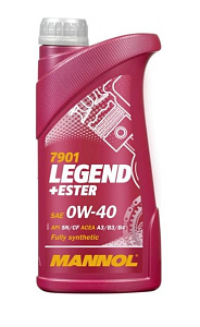 Масло моторное MANNOL LEGEND ESTER 0W40 синт. 1л