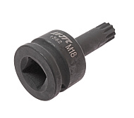 Насадка ударная SPLINE 3/4" x M18 длина 88мм для болтов задней полуоси (VW, AUDI) JTC /1/50