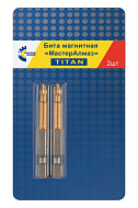 Бита магнитная «МастерАлмаз» 1/4" 50мм Philips Ph1 titan 2шт