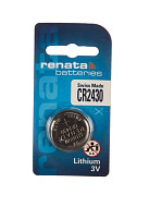 Элемент питания Renata CR 2430 (батарейка литиевая Li/MnO2, 285mAh, 3V)NEW