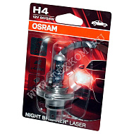 Лампа 12V H4 (60/55) P43t-38+130% NIGHT BREAKER LASER 12V Osram