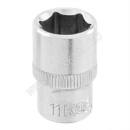 Головка торцевая 11 1/4" 6гр KORUDA