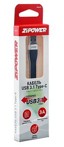 Кабель USB 3.1 - Type-C 13,5см ZIPOWER