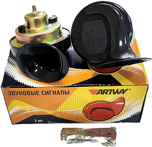 Сигнал звуковой Artway AW-004, 12В, цинковый диск, без реле