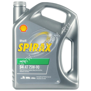 Масло трансмиссионное SHELL SPIRAX S4 AT 75W90 4л