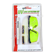 Набор для детекции утечек (очки + фонарик) A/C PRO UV