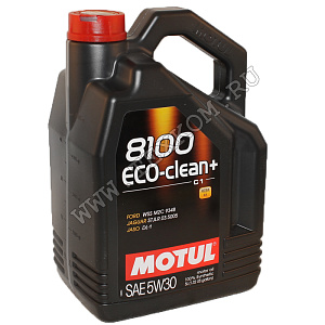 Масло моторное MOTUL 8100 Eco-clean Plus С1 5w30 синт 5л