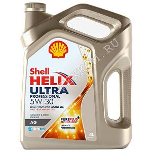 Масло моторное SHELL HELIX PROFESSIONAL ULTRA AG 5W30 4л синт.