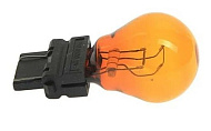Лампа P27W/7W/12V W2.5*16G желт. пластик.цоколь Narva