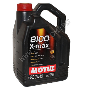 Масло моторное MOTUL 8100 X-Max 0w40 синт 5л.