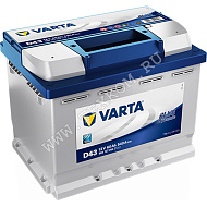 Аккумуляторная батарея VARTA 6СТ60з прям. BLUE D43 242х175х190 (ETN-560 127 054)