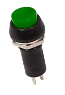 Выключатель-кнопка 250V 1А ON-OFF зеленая REXANT