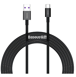 Кабель USB Type C черный 2м BASEUS