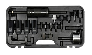 Съемник форсунок с ударным молотком 22 предмета (пластиковый кейс)