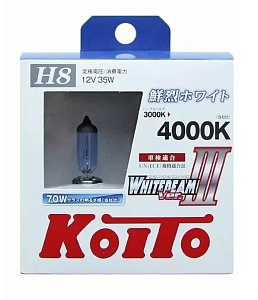 Лампа Н8 12Vx35W (70W) Koito Whitebeam к-кт KOITO