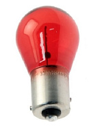 Лампа 12V одноконтактная P21W (BAW15s) красная 12V NORDYADA