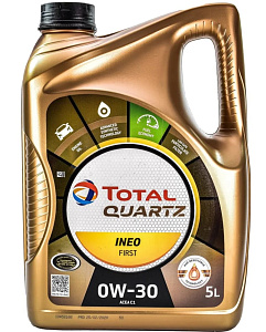 Масло моторное TOTAL QUARTZ INEO FIRST 0W30 5л.