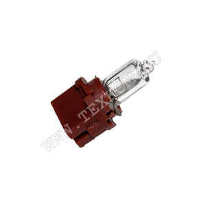 Лампа 12V BAX3W с коричневым патроном (B10d) 12V PHILIPS