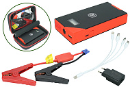 Устройство пуско-зарядное (аккумулятор 12000 мА/ч, кабель USB, провода с зажимами в наборе, футляр)