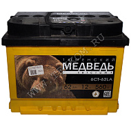 Аккумуляторная батарея Тюменский Медведь 6СТ62 LA прям. 242х175х190