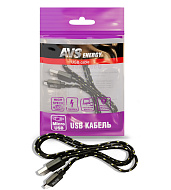 Кабель AVS micro USB(1м) MR-321