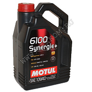 Масло моторное MOTUL 6100 SYNERGIE+ 10W40 4л п/синт.