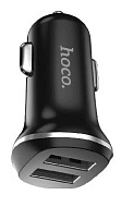 Устройство зарядное авт. Hoco Z1 2USB 2.1A black