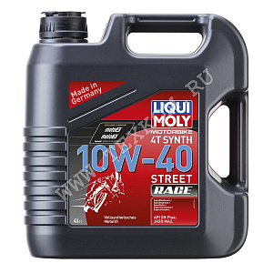 Масло моторное LIQUI MOLY мото 4Т 10W40 4л синт.