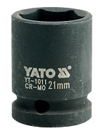 Головка торцевая 21 1/2" CrMo короткая ударная YATO