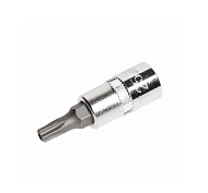 Головка торцевая TORX 1/4" х T25H 37мм с отверстием JTC