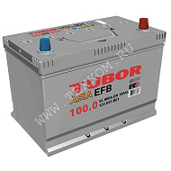 Аккумуляторная батарея TUBOR ASIA EFB 6СТ100 прям. 304х175х223 850A D31R