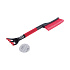 Щетка для снега M-71020RD со скребком и мягкой ручкой 61см BLACK/RED MEGAPOWER