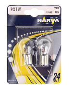 Лампа 24VxP21W NARVA Германия блистер 2шт.