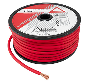 Кабель силовой 6AWG/14мм 1м красный