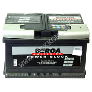 Аккумуляторная батарея BERGA 6СТ72 обр.низ. Power Block 278х175х175 (С)