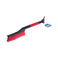 Щетка для снега M-71020RD со скребком и мягкой ручкой 61см BLACK/RED MEGAPOWER