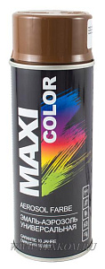 Краска MAXI COLOR коричневая аэрозоль 400мл