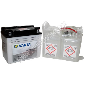 Аккумуляторная батарея VARTA МОТО19 FP +элек.1 YB16L-B 76х101х156 (ETN-519 011 019)