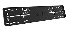 Рамка номерного знака RCS Light черная 1шт.