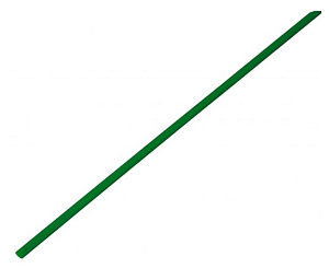 Трубка термоусадочная 1.5 / 0.75 мм 1м зеленая REXANT