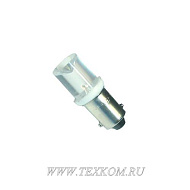 Лампа 12V T4W (BA9s) AMH светодиод(конус) MEGAPOWER WHITE 12V