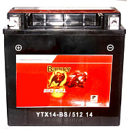 Аккумуляторная батарея BANNER BIKE Bull 12 AGM+гель YTX14-BS 150х87х147 Австрия (ETN-512 014 010)