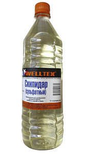 Скипидар WELLTEX пласт. бут. 1л