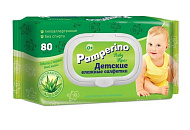 Салфетки влажные PA-15308 PAMPERINO очищающие детские с Алоэ Вера (25х15см)