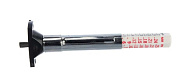 Измеритель глубины протектора шин CHROME 0-25мм (металл+пластик) АВТОСТОП