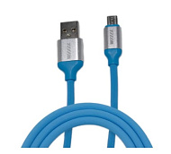 Кабель зарядки USB-microUSB синий WIIX